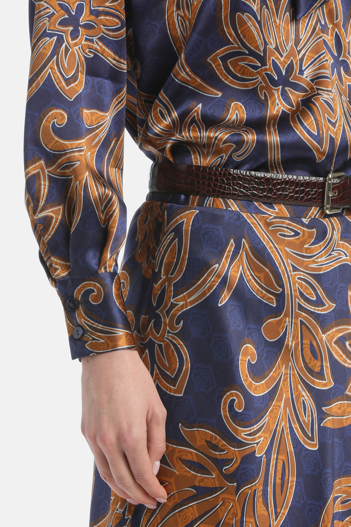 Luisa Spagnoli_Var Verde Nero_Liveri - Bow Blouse_LIVERI_4488_04