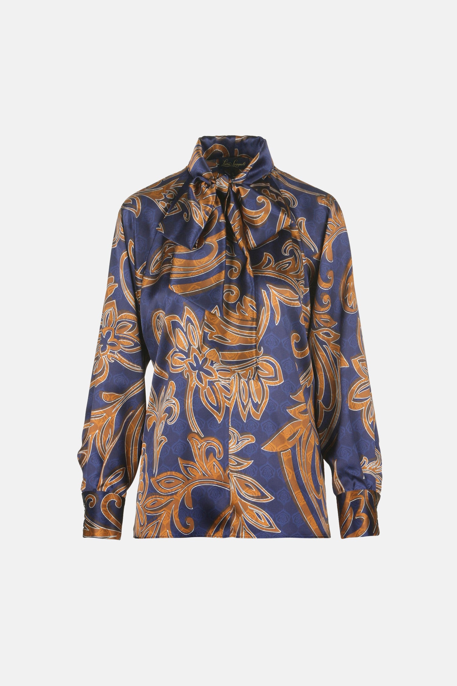 Luisa Spagnoli_Var Verde Nero_Liveri - Bow Blouse_LIVERI_4488_05