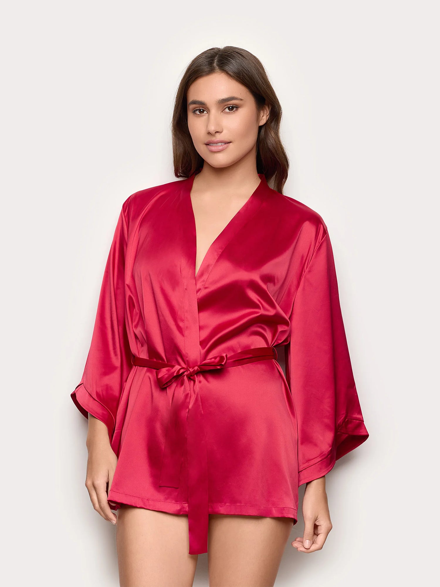 Yamamay_Ruby Red_Jolly Red Satin Kimono_LKID184001_909_01