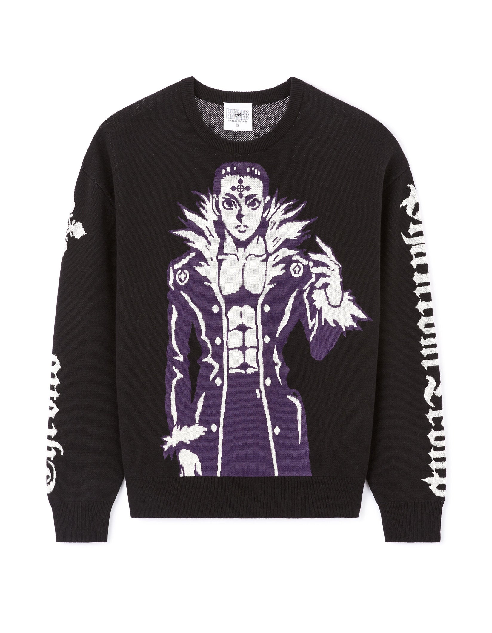 Celio_Hunter X Hunter Black Sweater_LLEHXHPUL_BLACK_08
