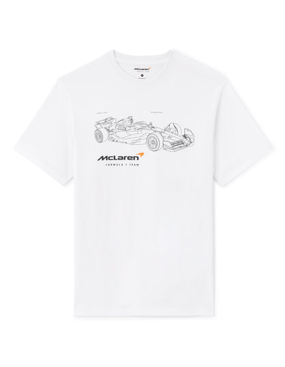 Celio_Mclaren Formula 1 Team White T-Shirt_LLELAREN_OPTICAL WHITE_05