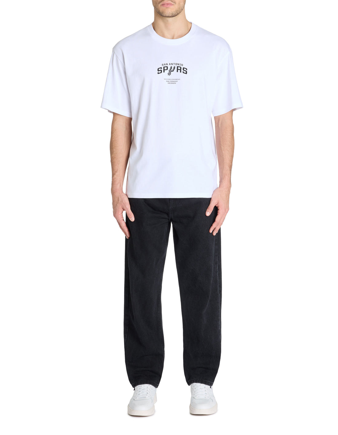 Celio_NBA San Antonio Spurs White T-Shirt_LLENBA_OPTICAL WHITE_02