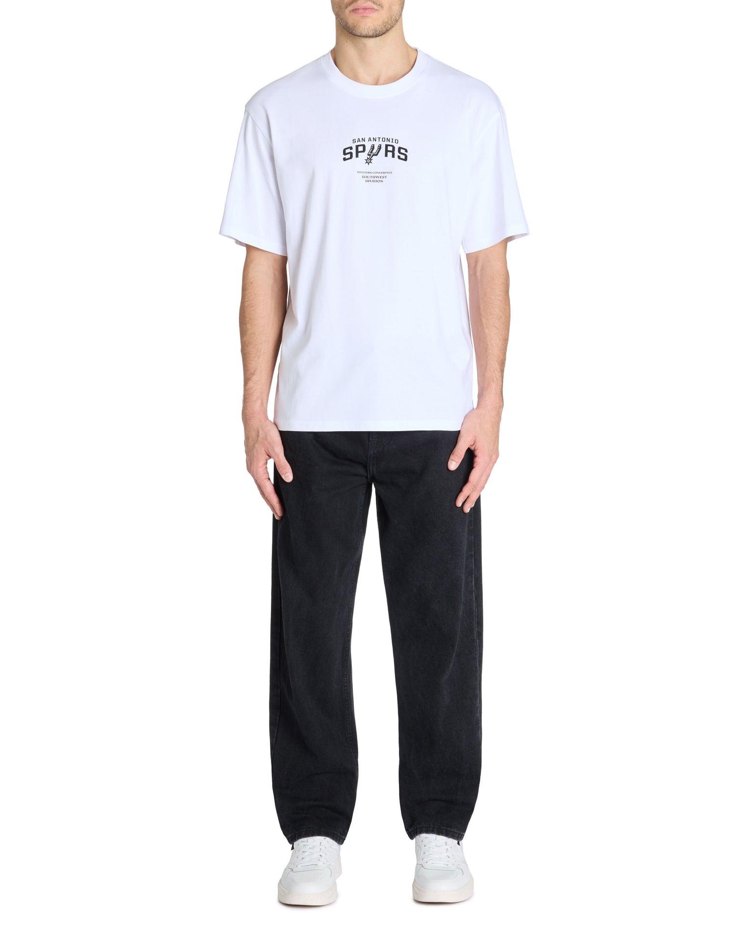 Celio_NBA San Antonio Spurs White T-Shirt_LLENBA_OPTICAL WHITE_02