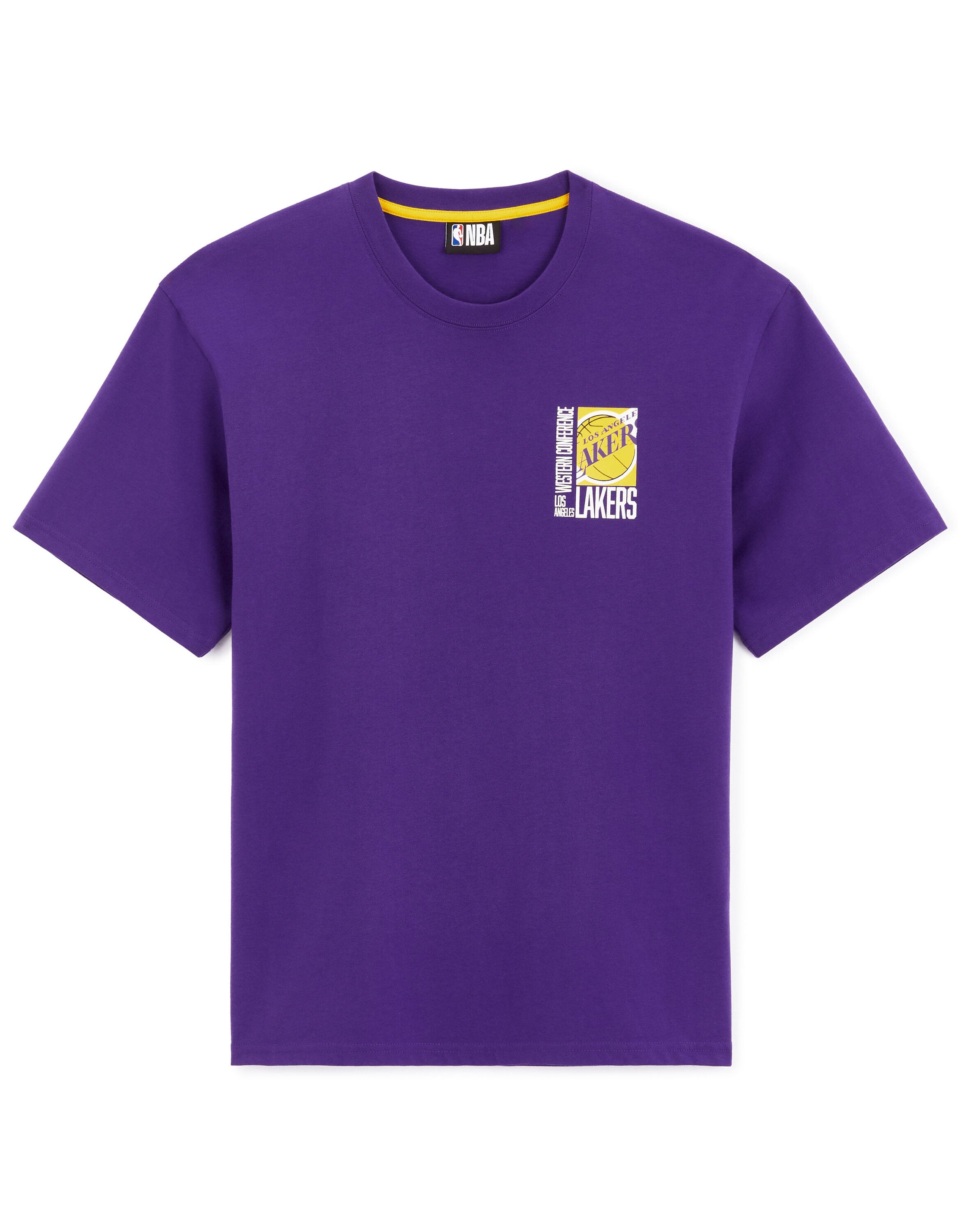 Celio_NBA Los Angeles Lakers Purple T-Shirt_LLENBA_PURPLE_01