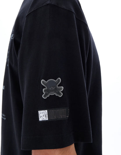 Celio_Black_One Piece Oversized T-Shirt_LLEONE_BLACK_04