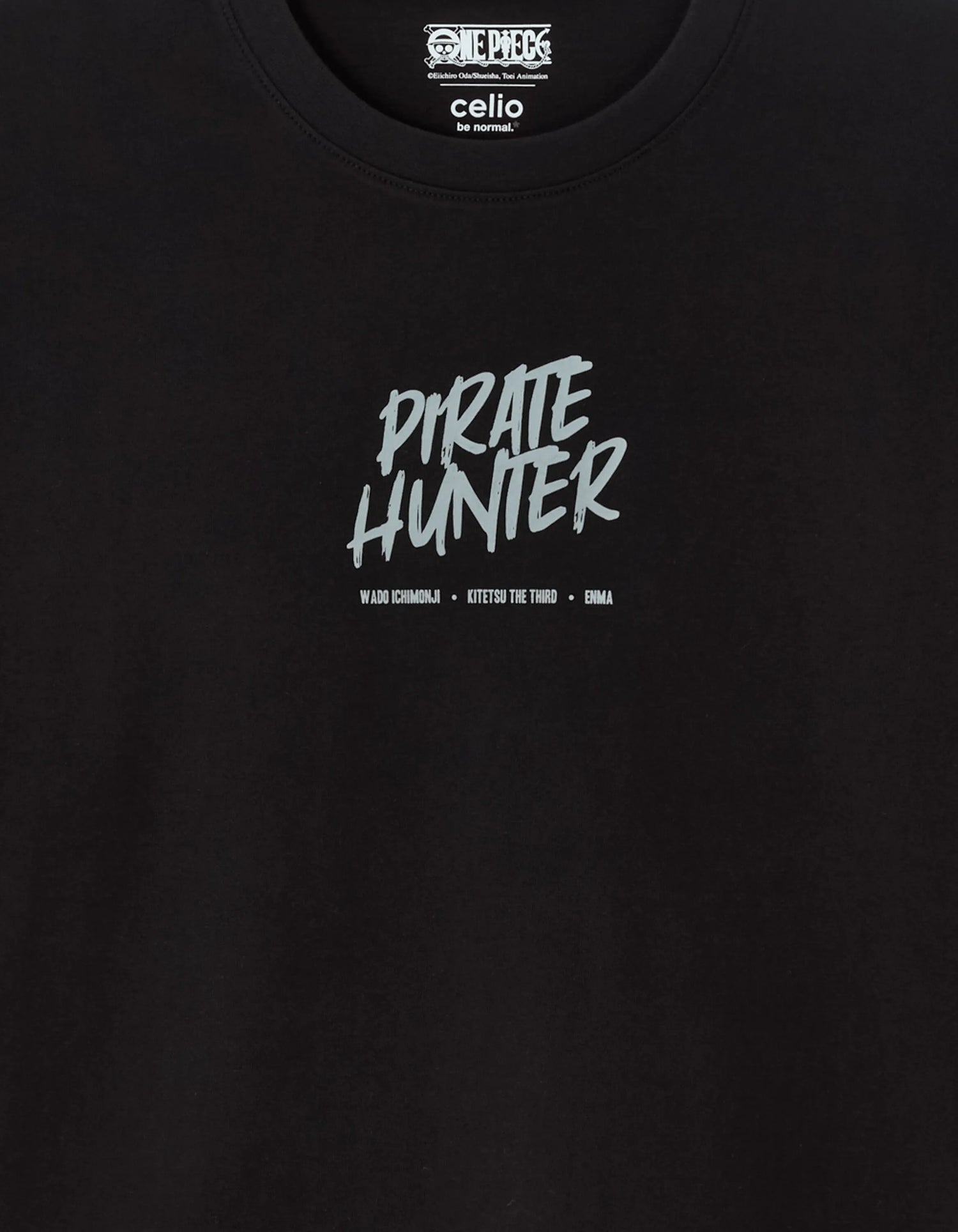 Celio_Black_One Piece Oversized T-Shirt_LLEONE_BLACK_06