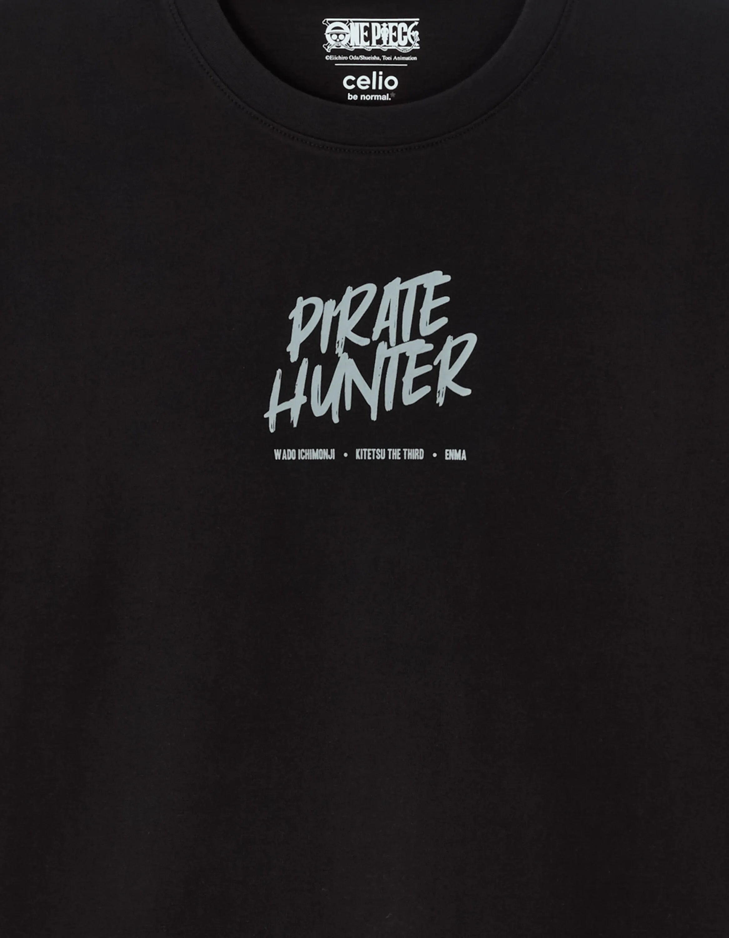 Celio_Black_One Piece Oversized T-Shirt_LLEONE_BLACK_06