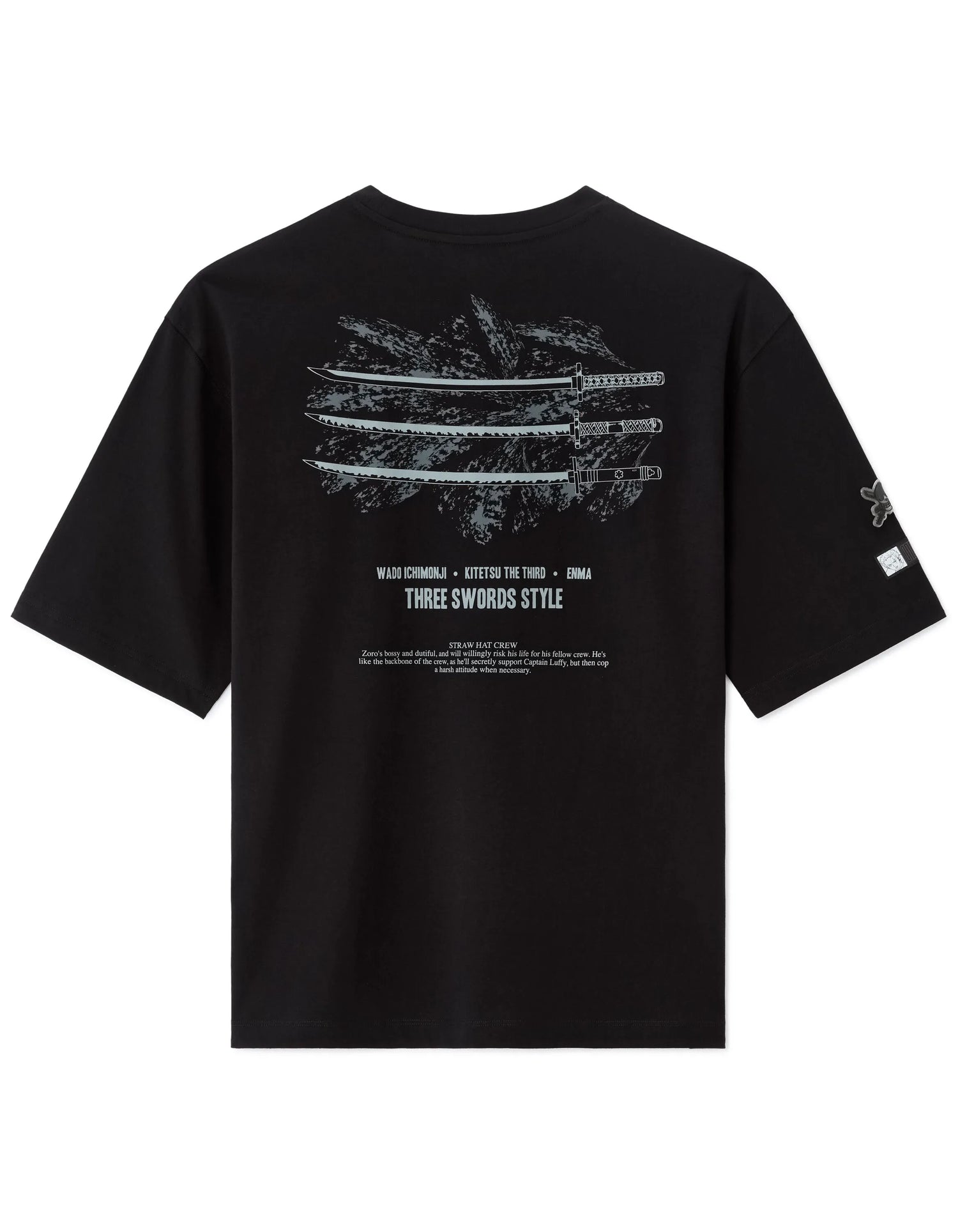 Celio_Black_One Piece Oversized T-Shirt_LLEONE_BLACK_08