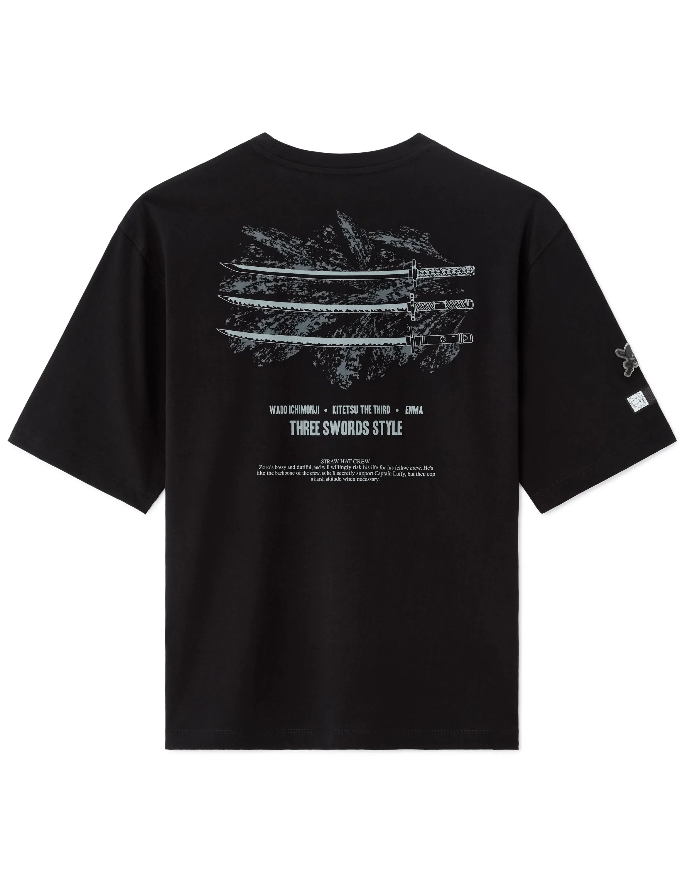 Celio_Black_One Piece Oversized T-Shirt_LLEONE_BLACK_08