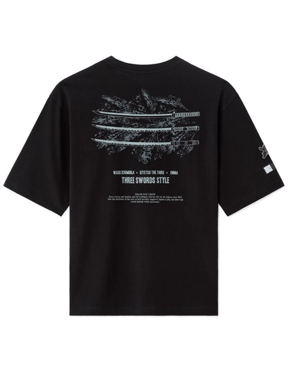 Celio_Black_One Piece Oversized T-Shirt_LLEONE_BLACK_08