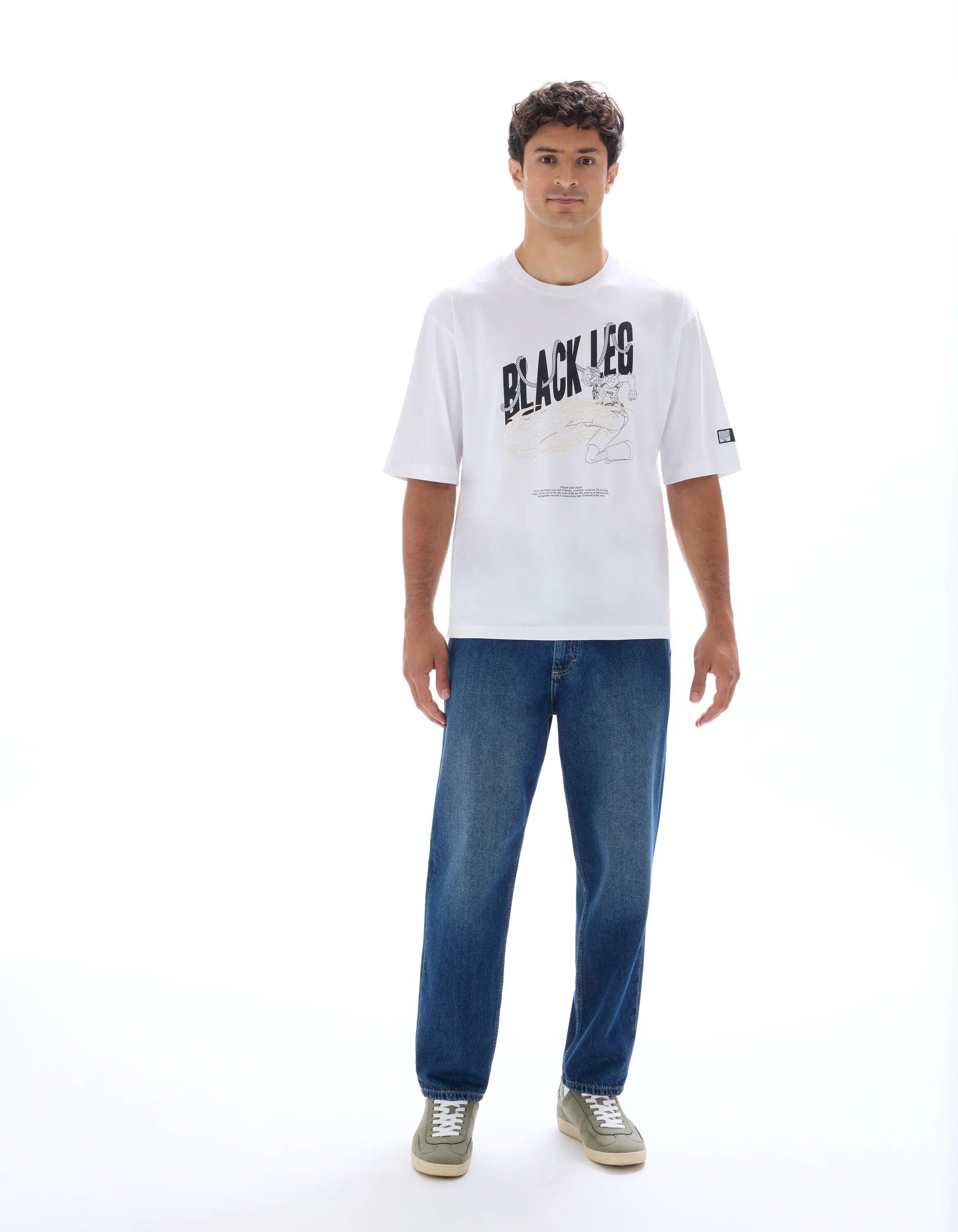 Celio_Blanc_One Piece White Oversized T-Shirt_LLEONE_BLANC_02