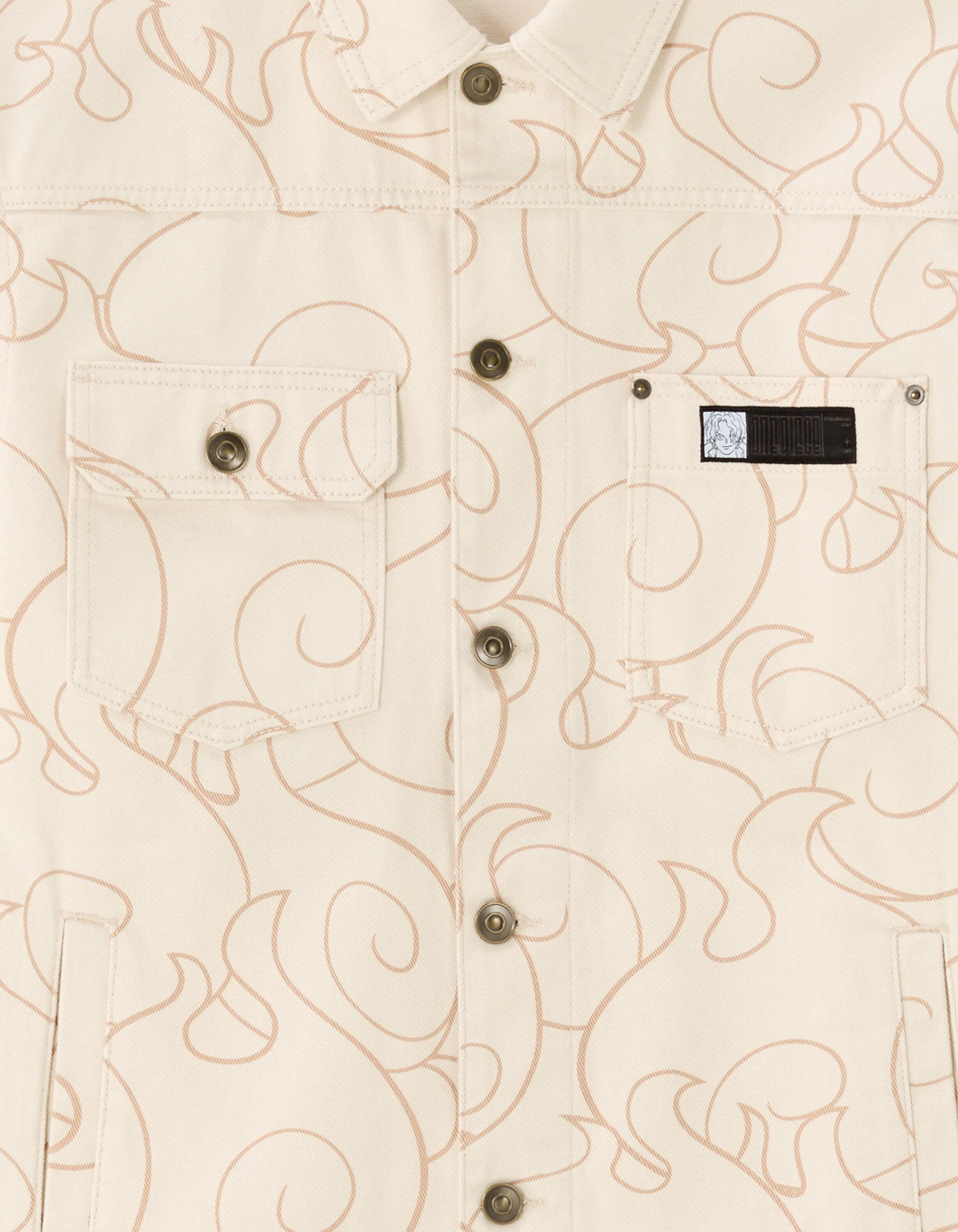 Celio_Light Beige_One Piece Oversized Denim Jacket_LLUONE_LIGHT BEIGE_06