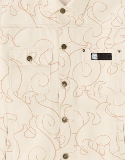 Celio_Light Beige_One Piece Oversized Denim Jacket_LLUONE_LIGHT BEIGE_06