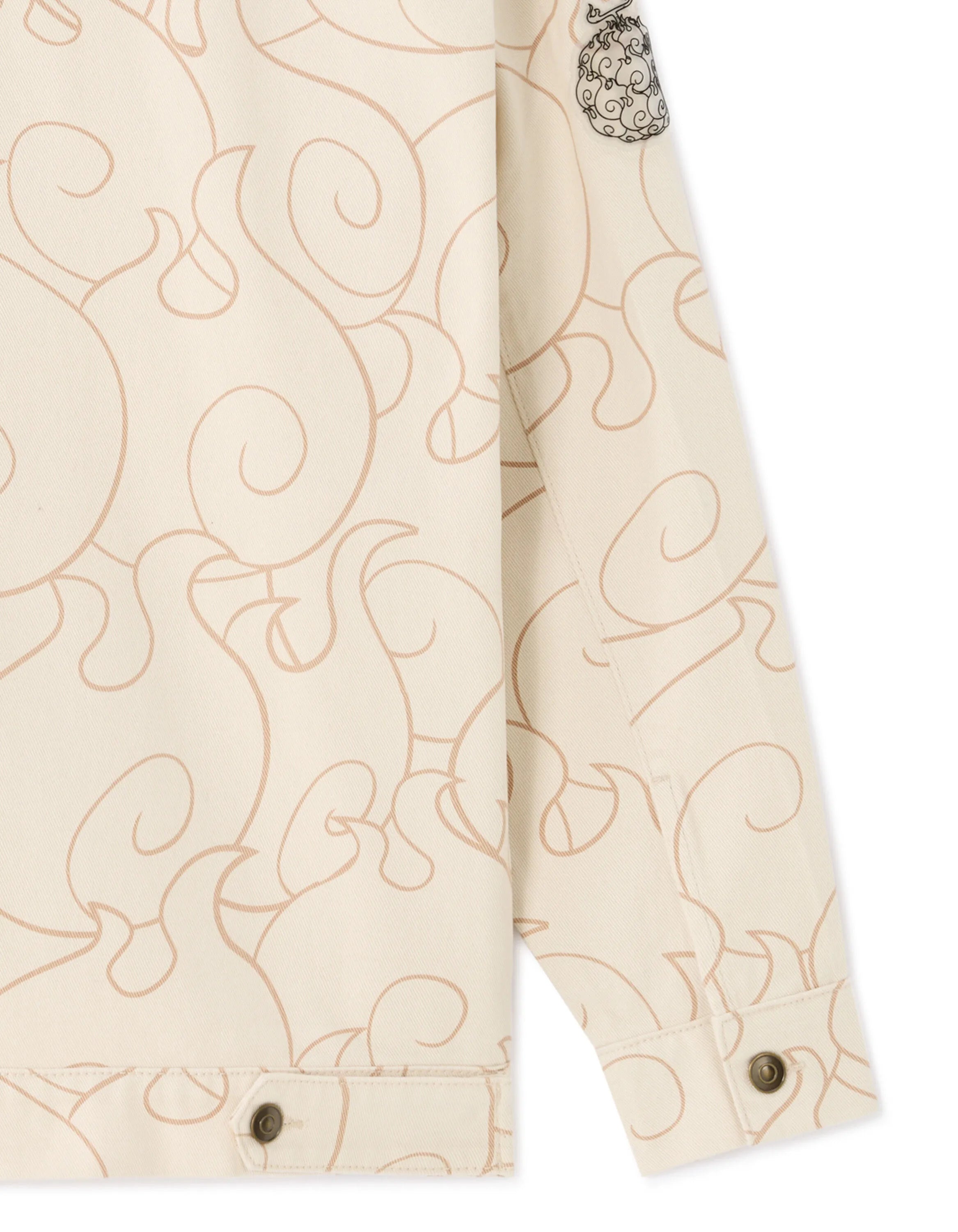 Celio_Light Beige_One Piece Oversized Denim Jacket_LLUONE_LIGHT BEIGE_07