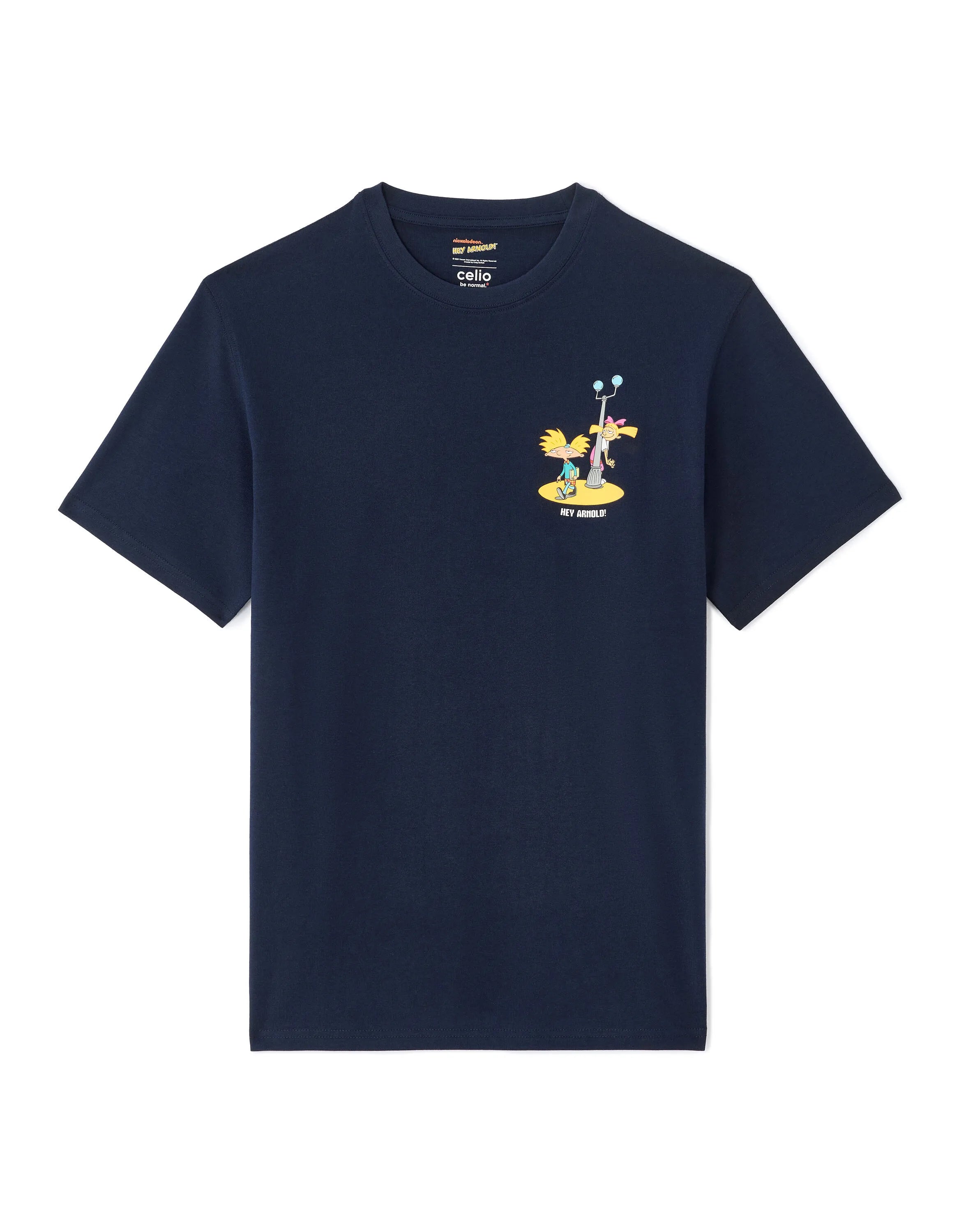 Celio_Navy_Hey Arnold! T-Shirt_LMEARNO_NAVY_05