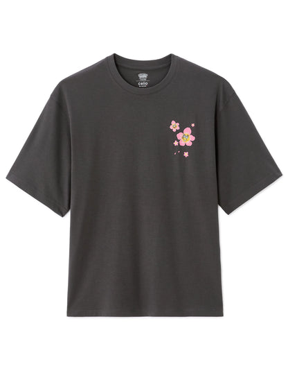 Celio_Dark Grey_Spongebob Squarepants T-Shirt_LMEBOB_DARK GREY_04