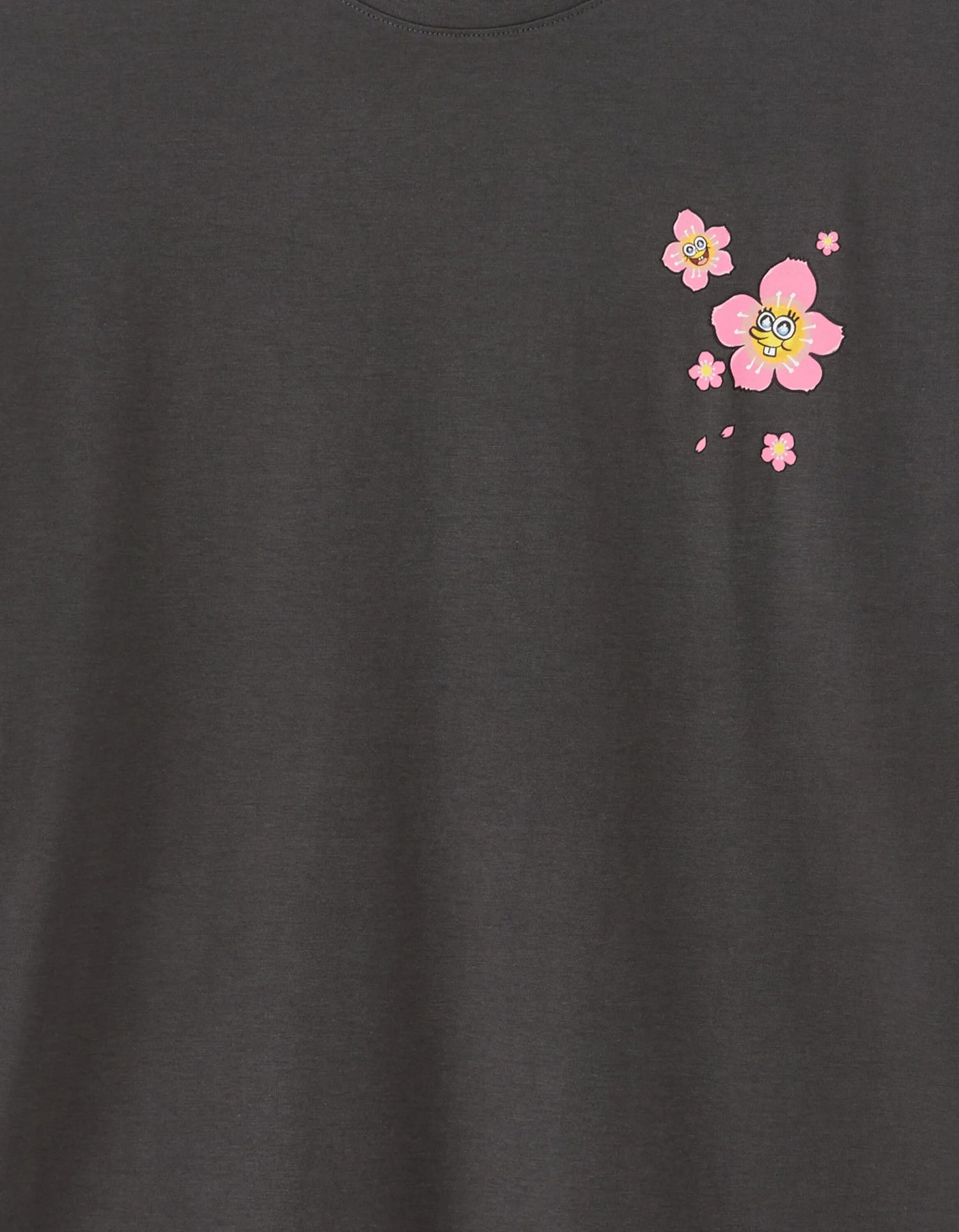 Celio_Dark Grey_Spongebob Squarepants T-Shirt_LMEBOB_DARK GREY_05