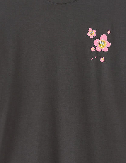 Celio_Dark Grey_Spongebob Squarepants T-Shirt_LMEBOB_DARK GREY_05