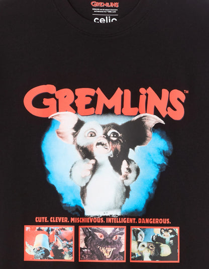Celio_Black_Gremlins T-Shirt_LMEGRIM1_BLACK_05