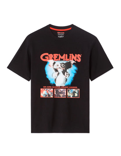 Celio_Black_Gremlins T-Shirt_LMEGRIM1_BLACK_06