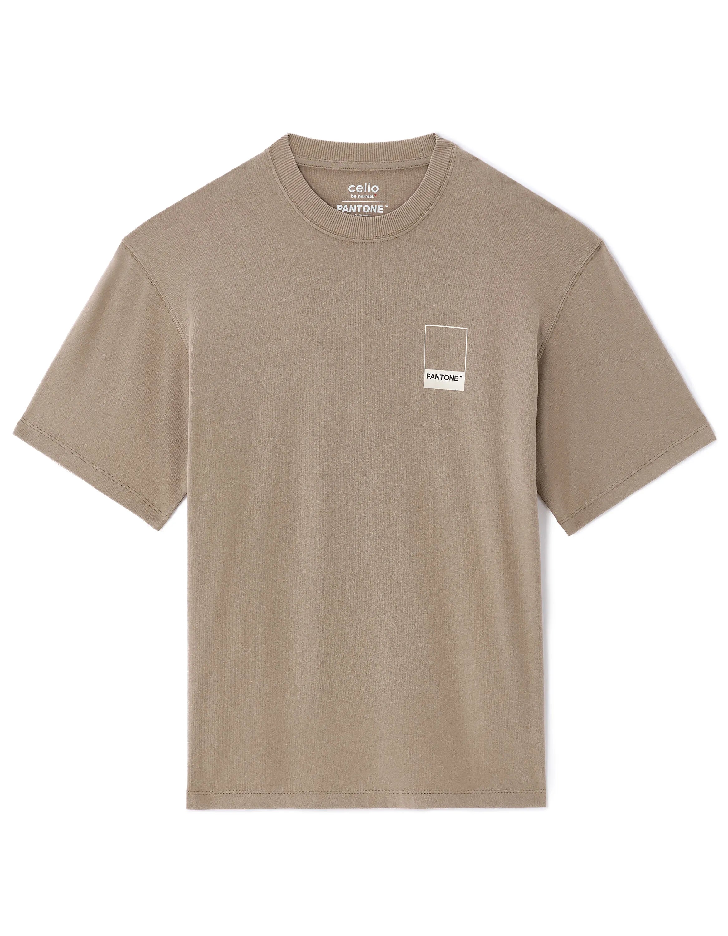 Celio_Brown_Pantone T-Shirt_LMEPAN2_BROWN_04