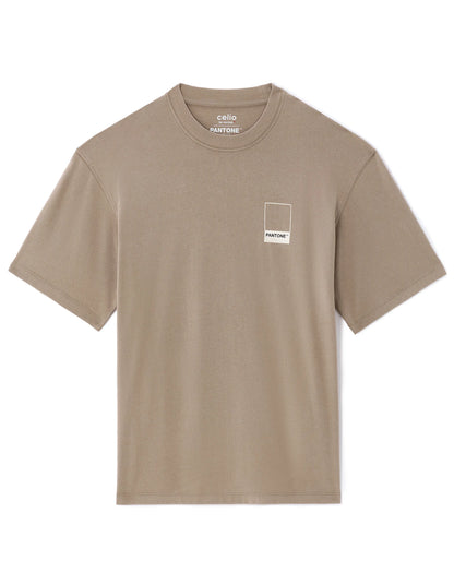 Celio_Brown_Pantone T-Shirt_LMEPAN2_BROWN_04