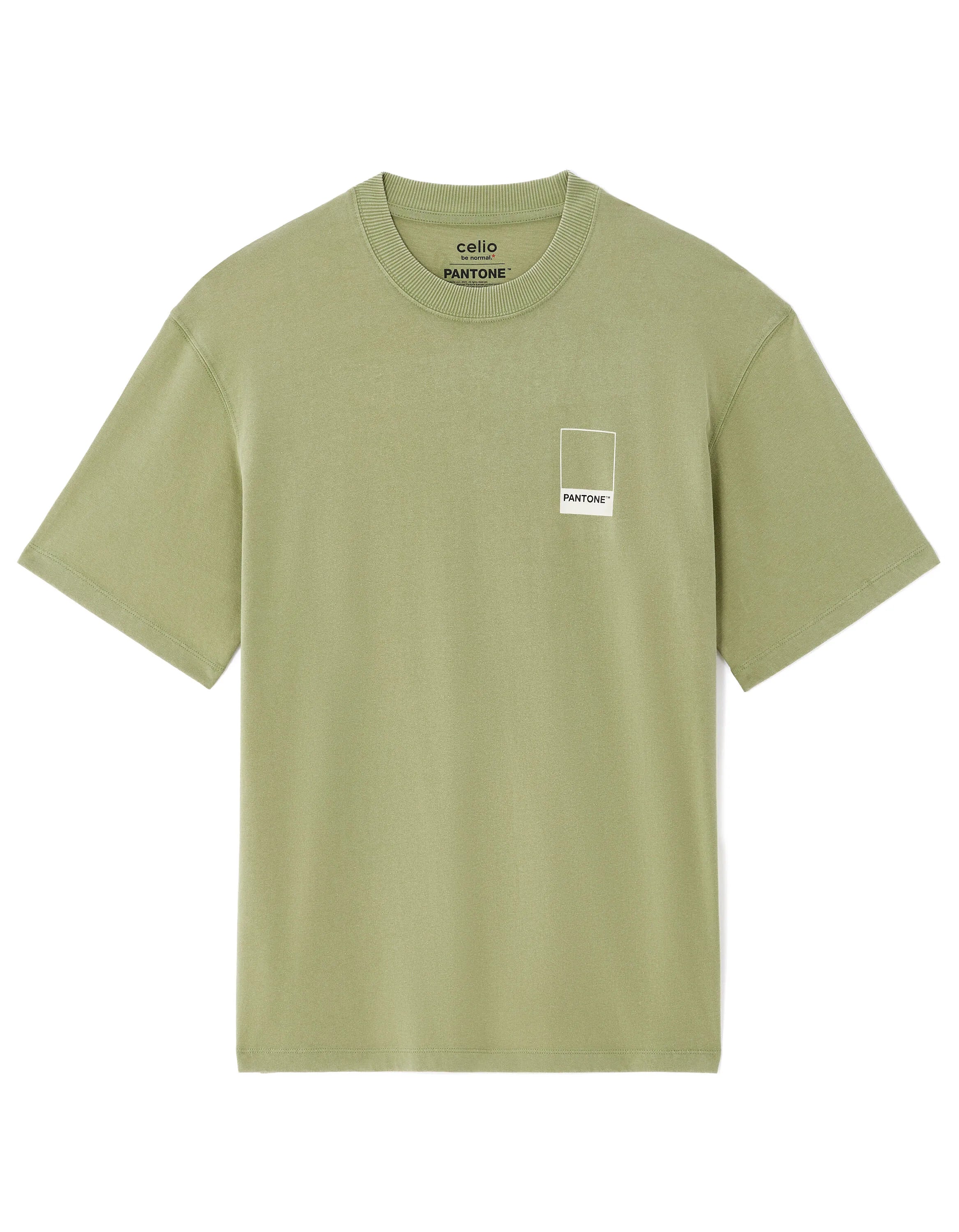 Celio_Green_Pantone T-Shirt_LMEPAN2_GREEN_02