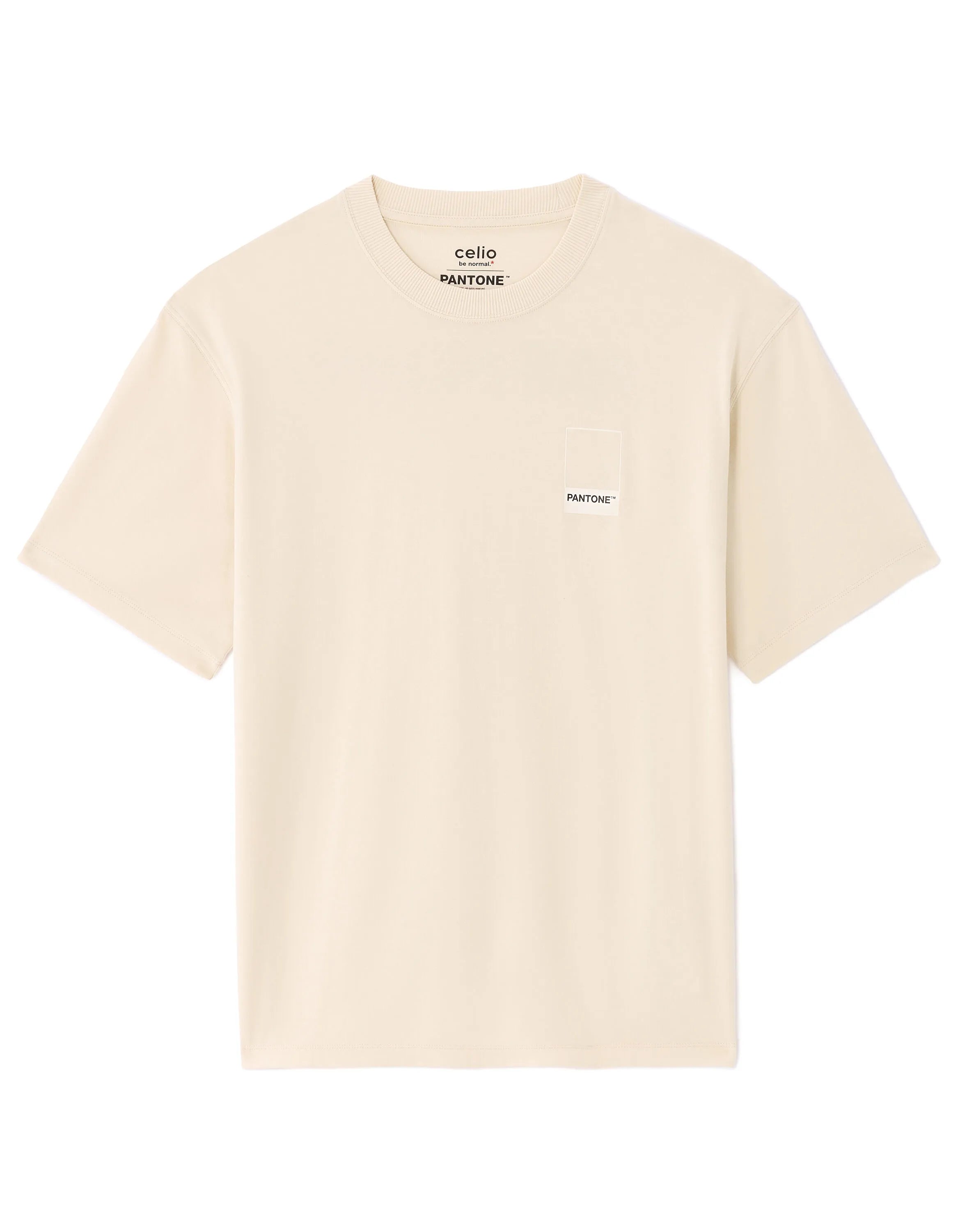 Celio_Off White_Pantone T-Shirt_LMEPAN2_OFF WHITE_01