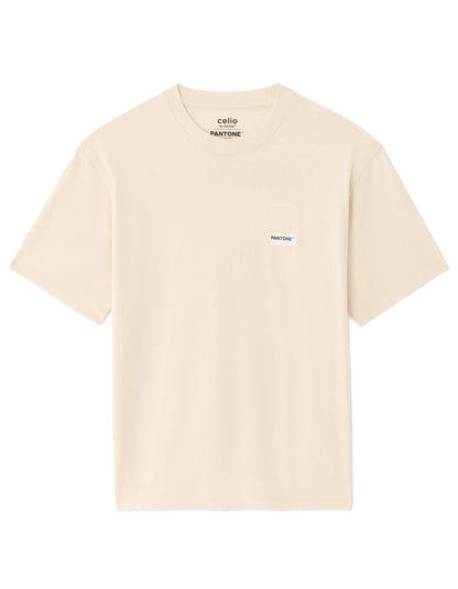 Celio_Off White_Pantone T-Shirt_LMEPAN2_OFF WHITE_01