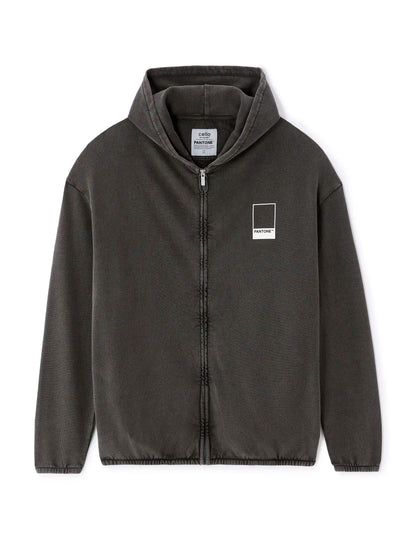 Celio_Anthracite_Pantone Zip-Up Sweatshirt_LMEPANSWZ_ANTHRACITE_02