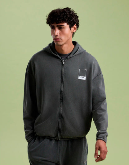 Celio_Anthracite_Pantone Zip-Up Sweatshirt_LMEPANSWZ_ANTHRACITE_08