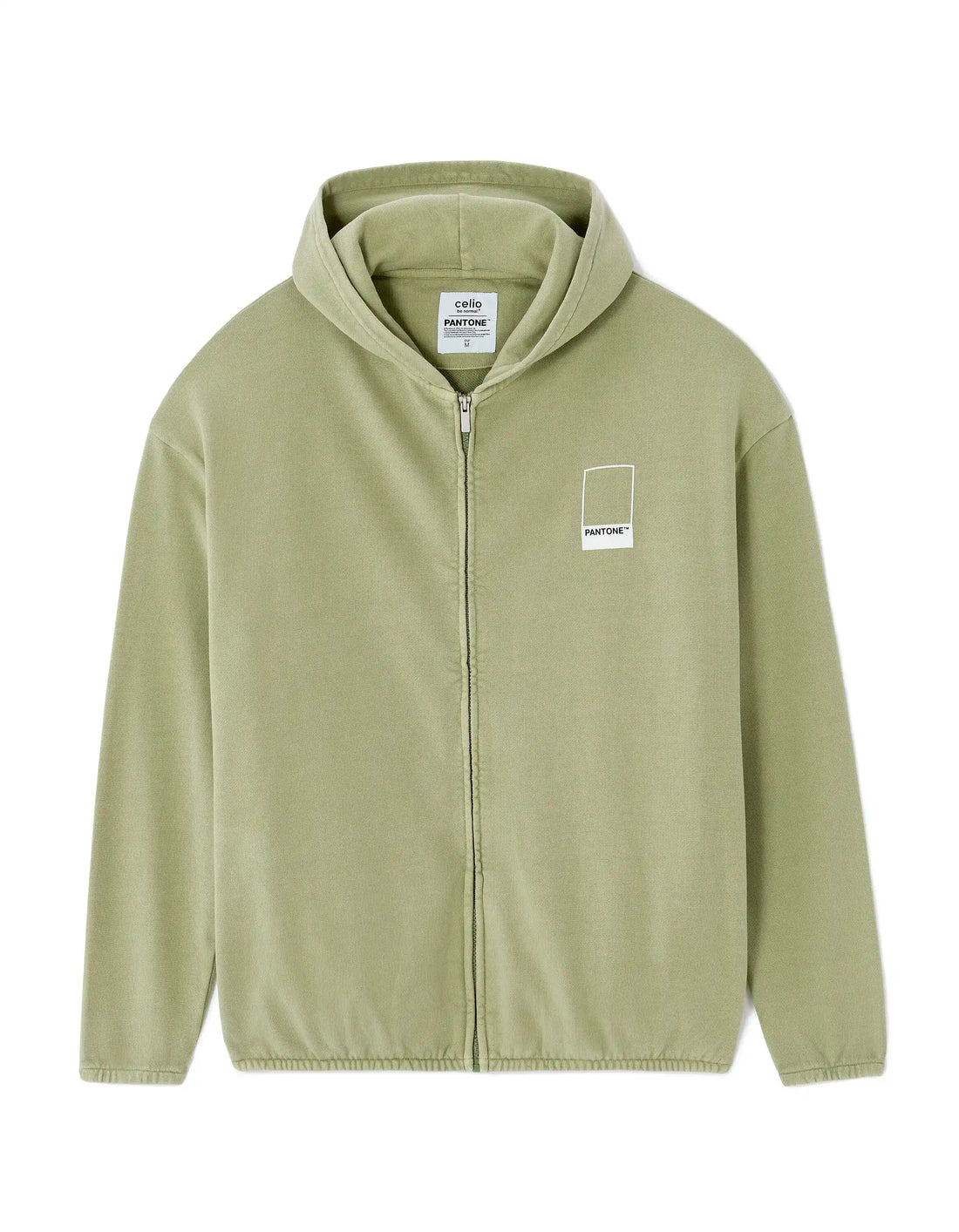 Celio_Green_Pantone Zip-Up Sweatshirt_LMEPANSWZ_GREEN_01