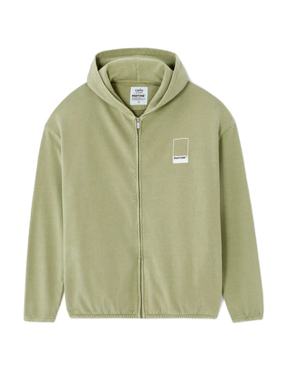 Celio_Green_Pantone Zip-Up Sweatshirt_LMEPANSWZ_GREEN_01
