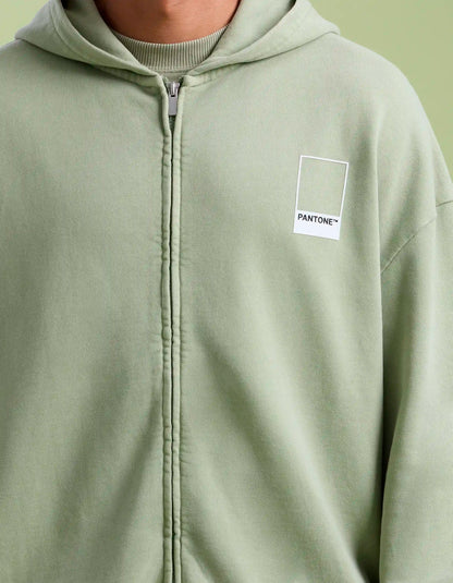 Celio_Green_Pantone Zip-Up Sweatshirt_LMEPANSWZ_GREEN_06