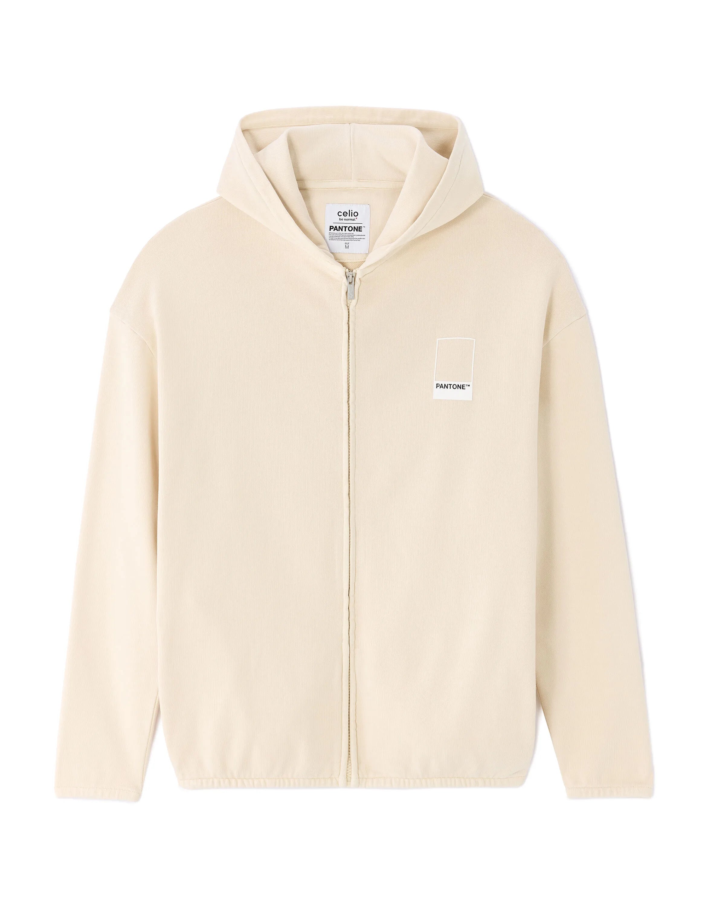 Celio_Off White_Pantone Zip-Up Sweatshirt_LMEPANSWZ_OFF WHITE_01