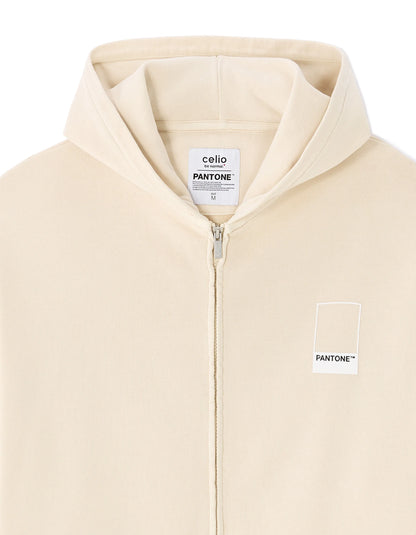 Celio_Off White_Pantone Zip-Up Sweatshirt_LMEPANSWZ_OFF WHITE_04