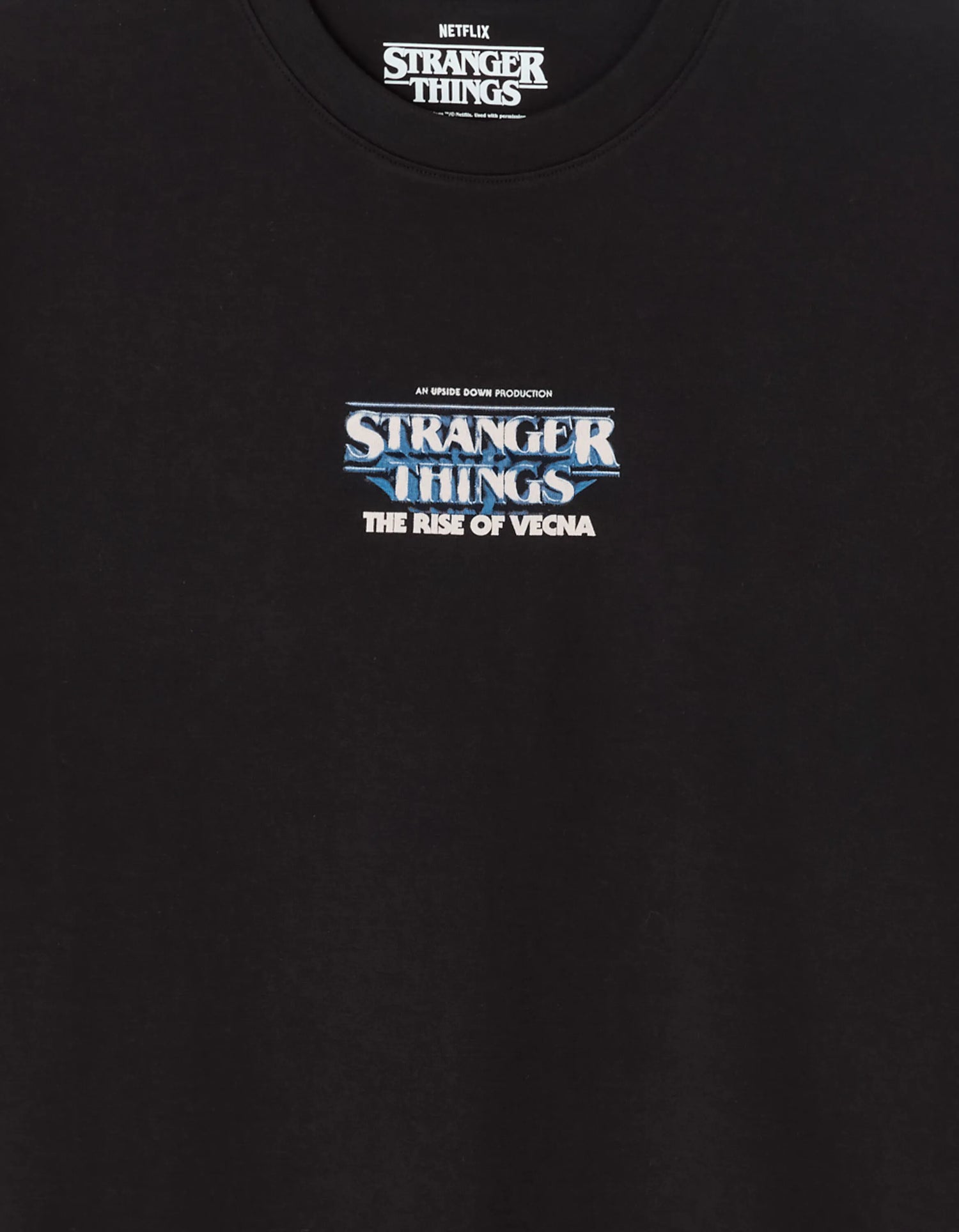 Celio_Black_Stranger Things - Black T-Shirt_LMESTRA_BLACK_04
