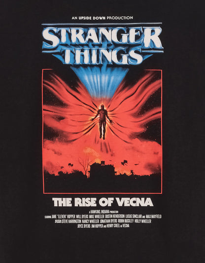 Celio_Black_Stranger Things - Black T-Shirt_LMESTRA_BLACK_05