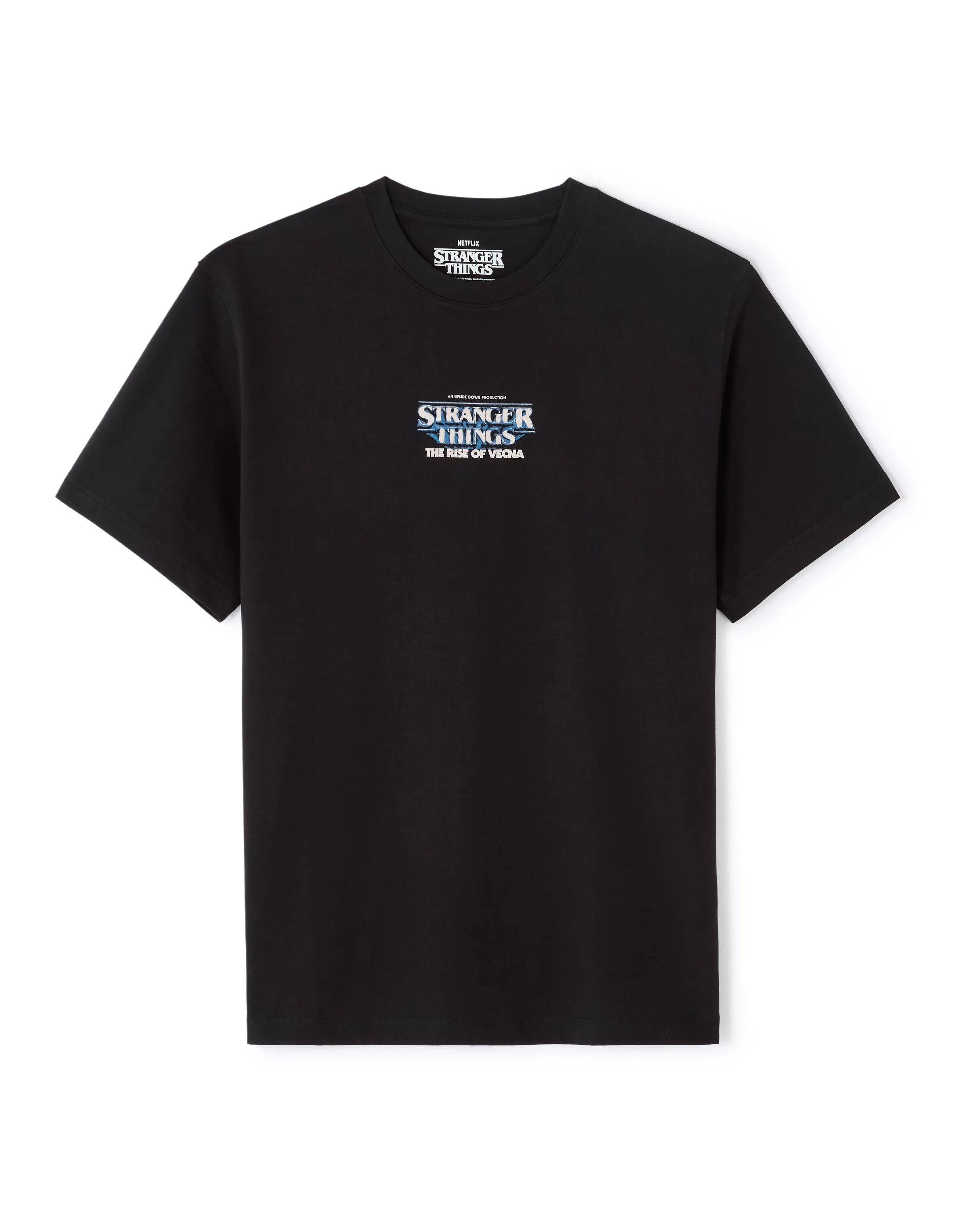 Celio_Black_Stranger Things - Black T-Shirt_LMESTRA_BLACK_07