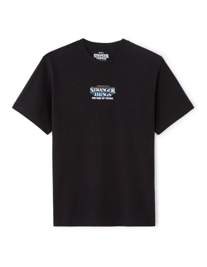 Celio_Black_Stranger Things - Black T-Shirt_LMESTRA_BLACK_07