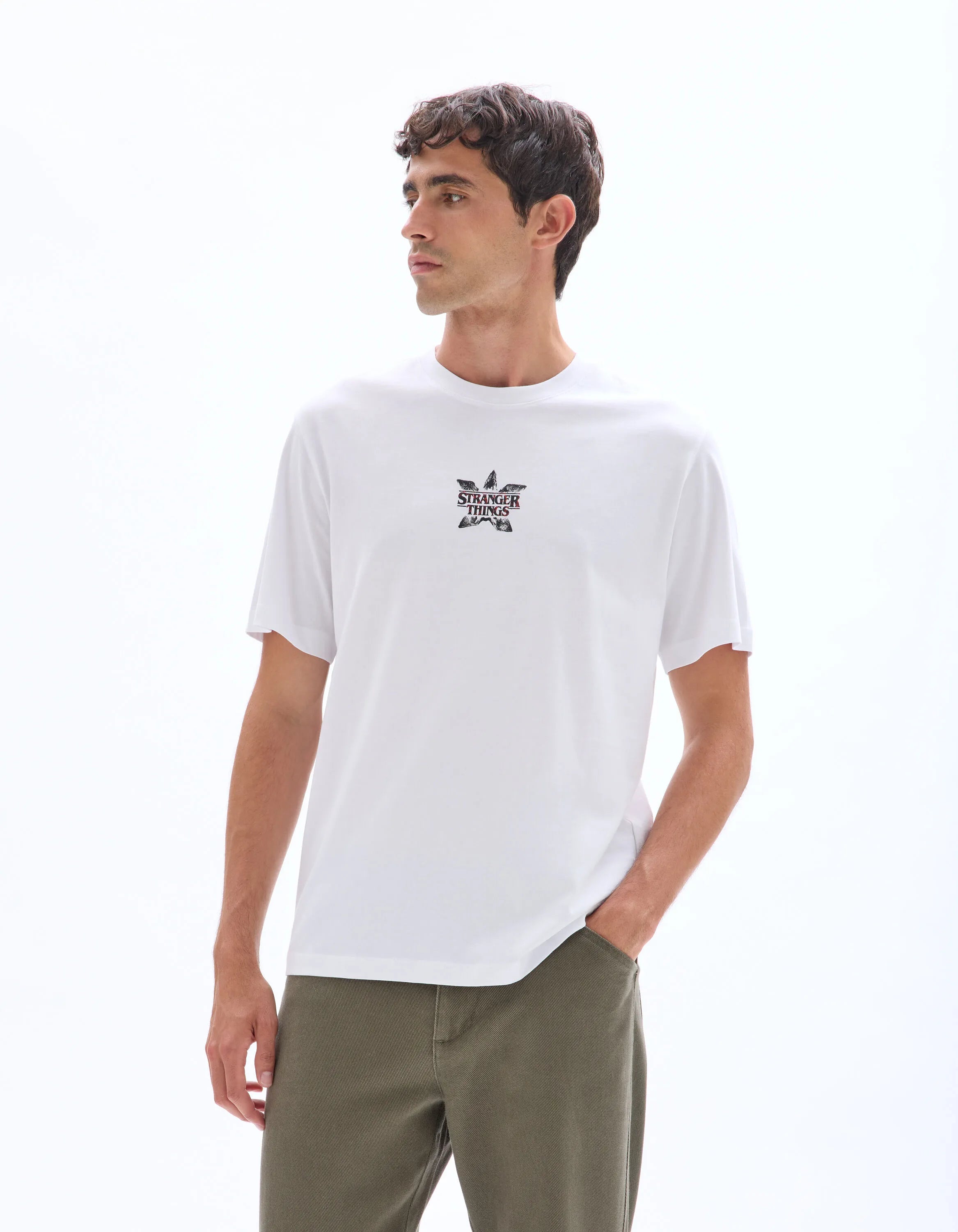 Celio_White_Stranger Things - White T-Shirt_LMESTRA_OPTICAL WHITE_02