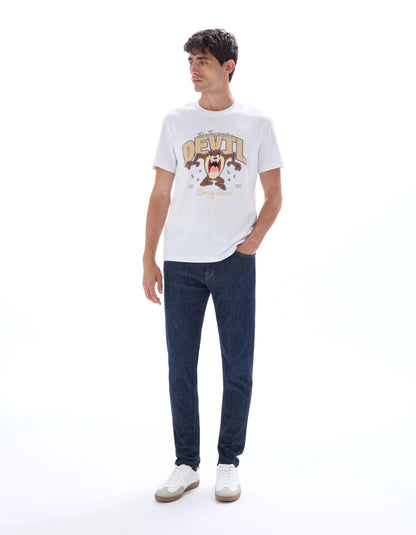 Celio_White_Looney Tunes T-Shirt_LMETAZ_WHITE_01