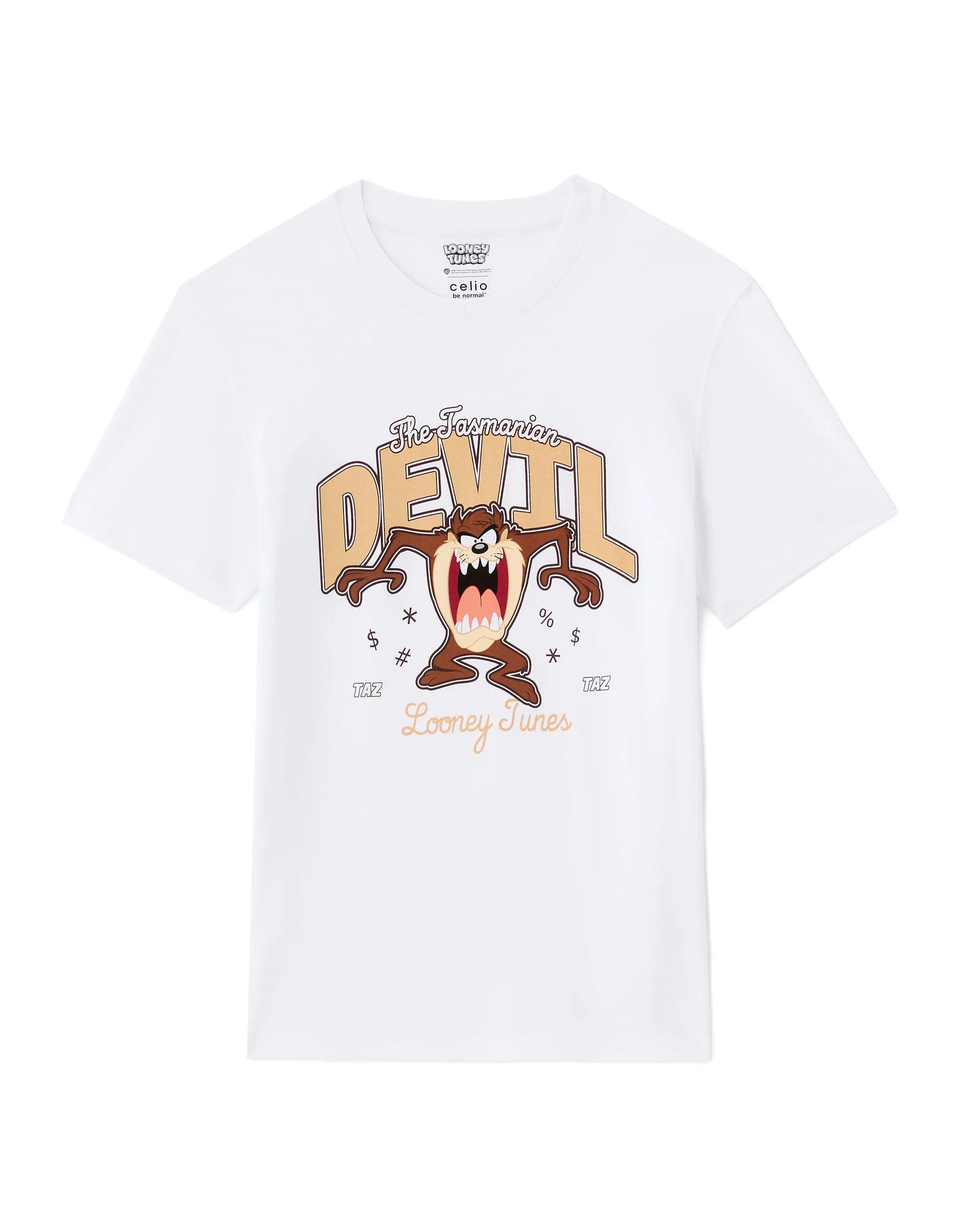 Celio_White_Looney Tunes T-Shirt_LMETAZ_WHITE_05