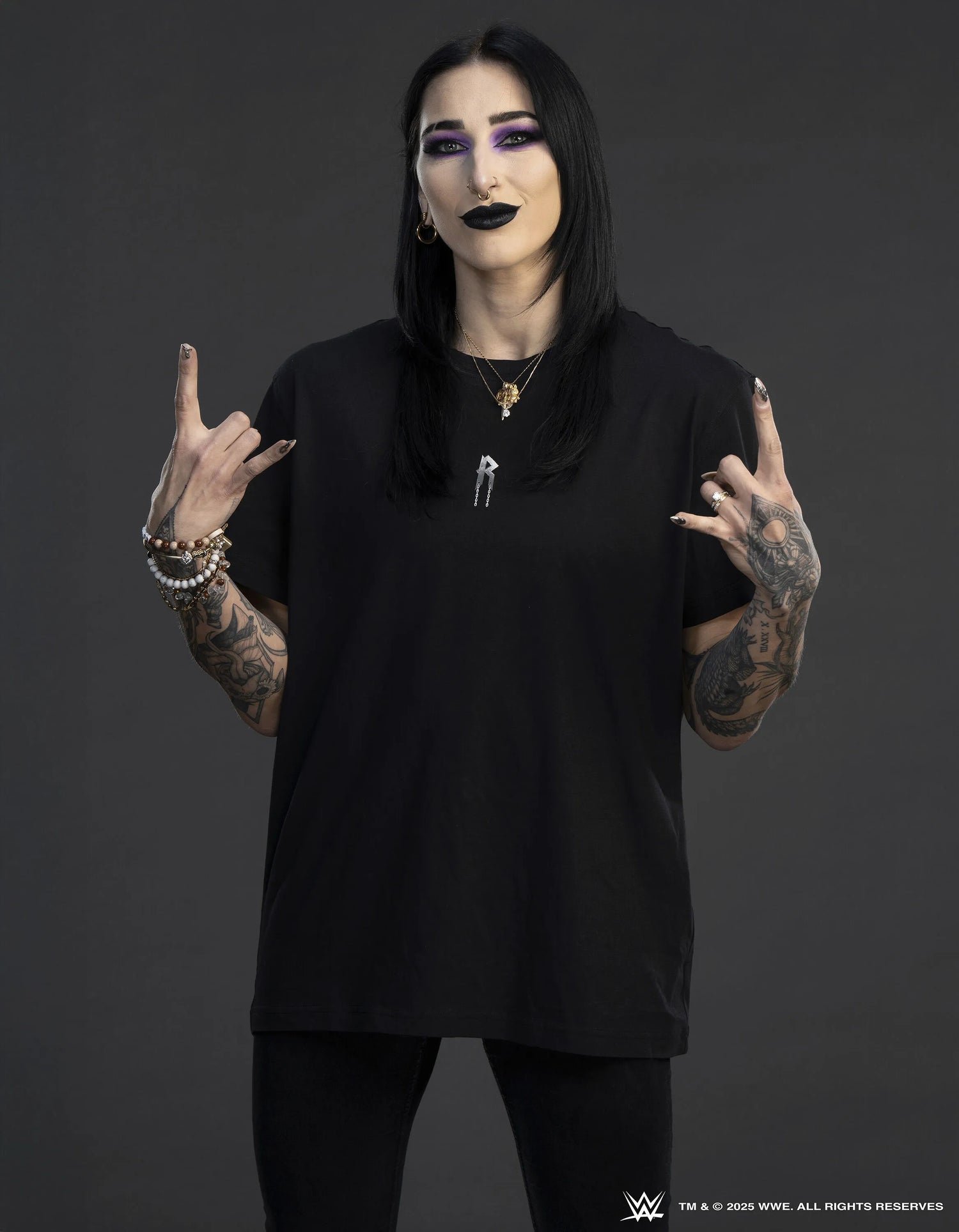 Celio_Black 4_WWE Rhea Ripley T-Shirt_LMEWWE1_BLACK 4_06