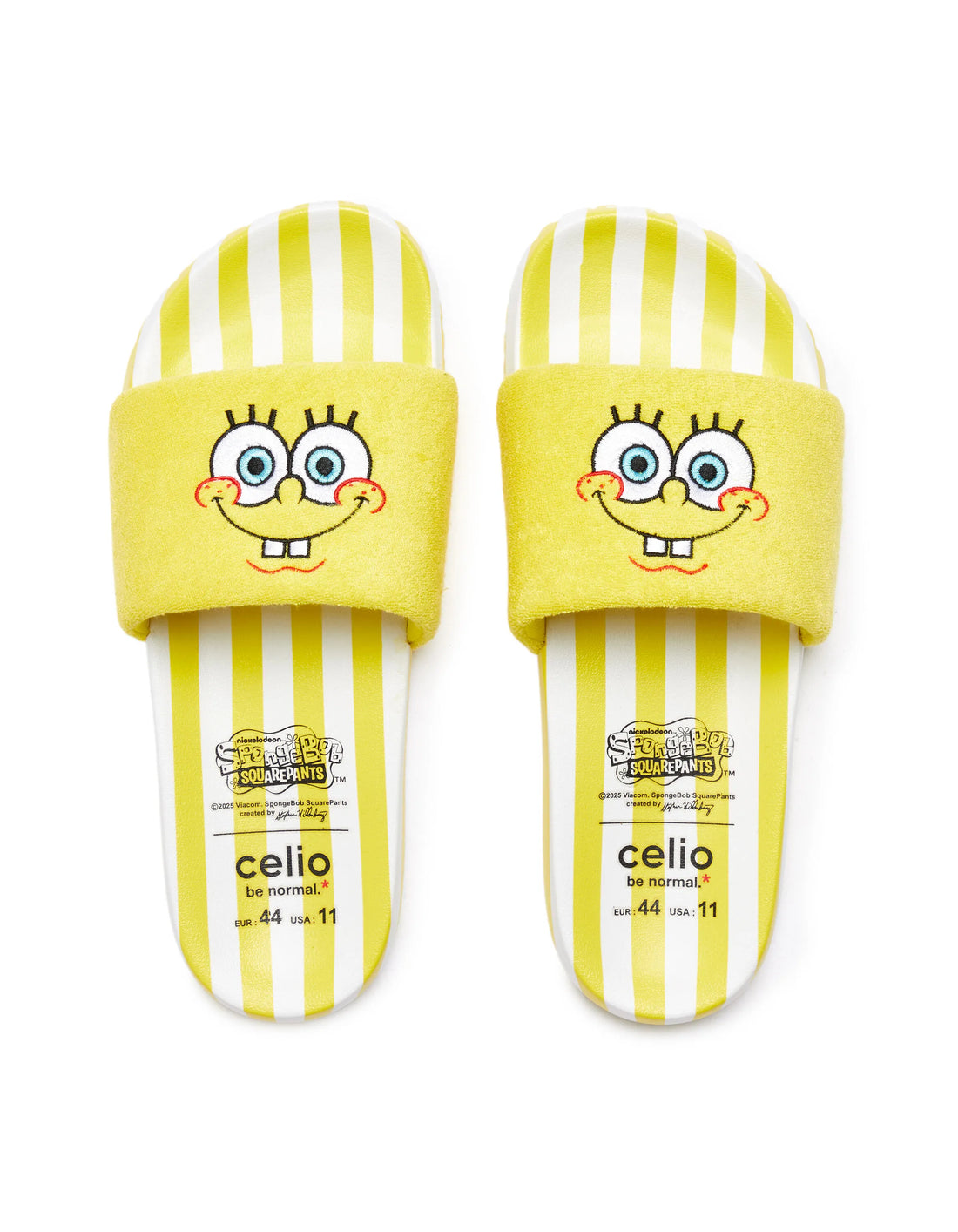 Celio_Yellow_Spongebob Squarepants Flip Flop_LMYBOB_YELLOW_01