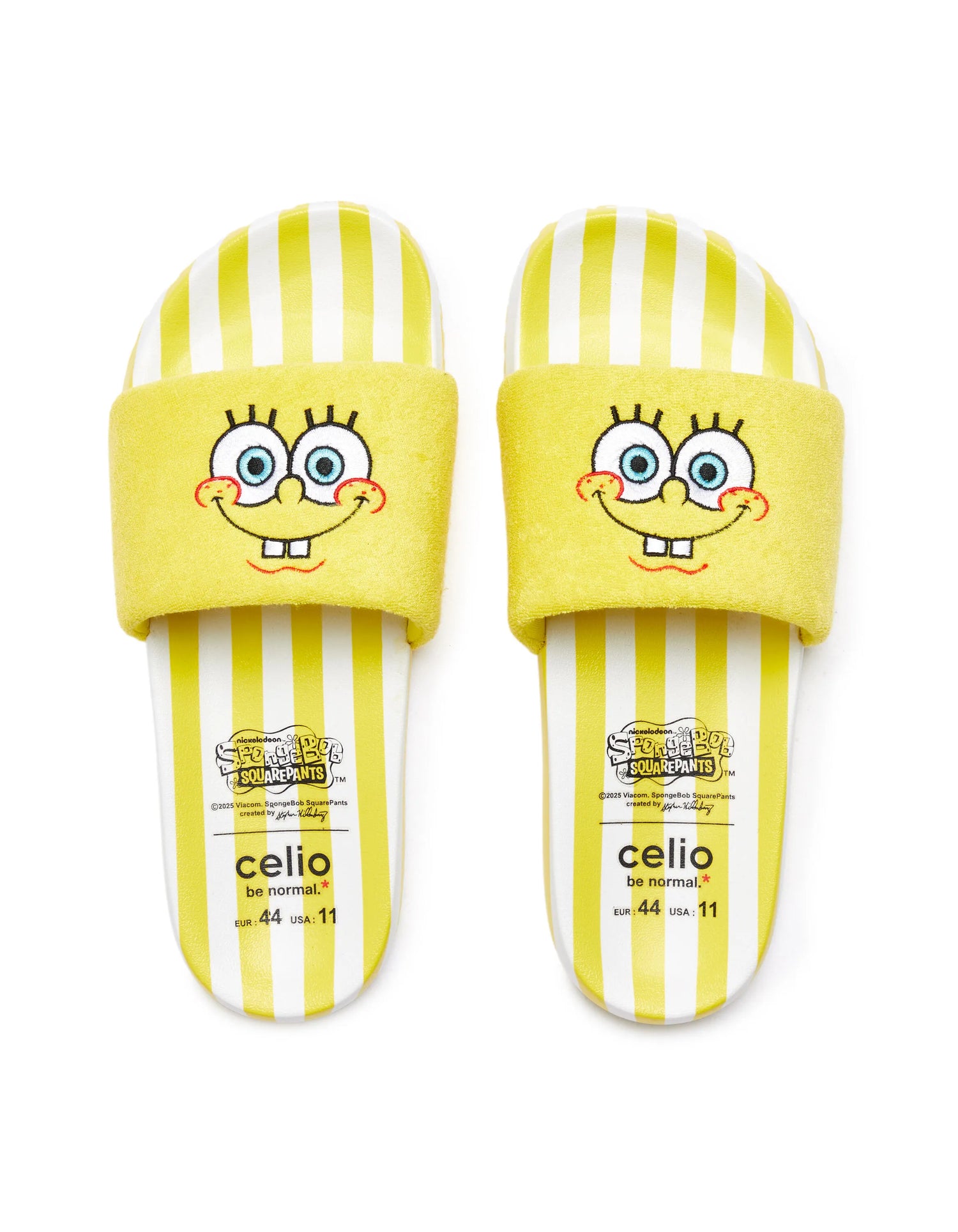Celio_Yellow_Spongebob Squarepants Flip Flop_LMYBOB_YELLOW_01