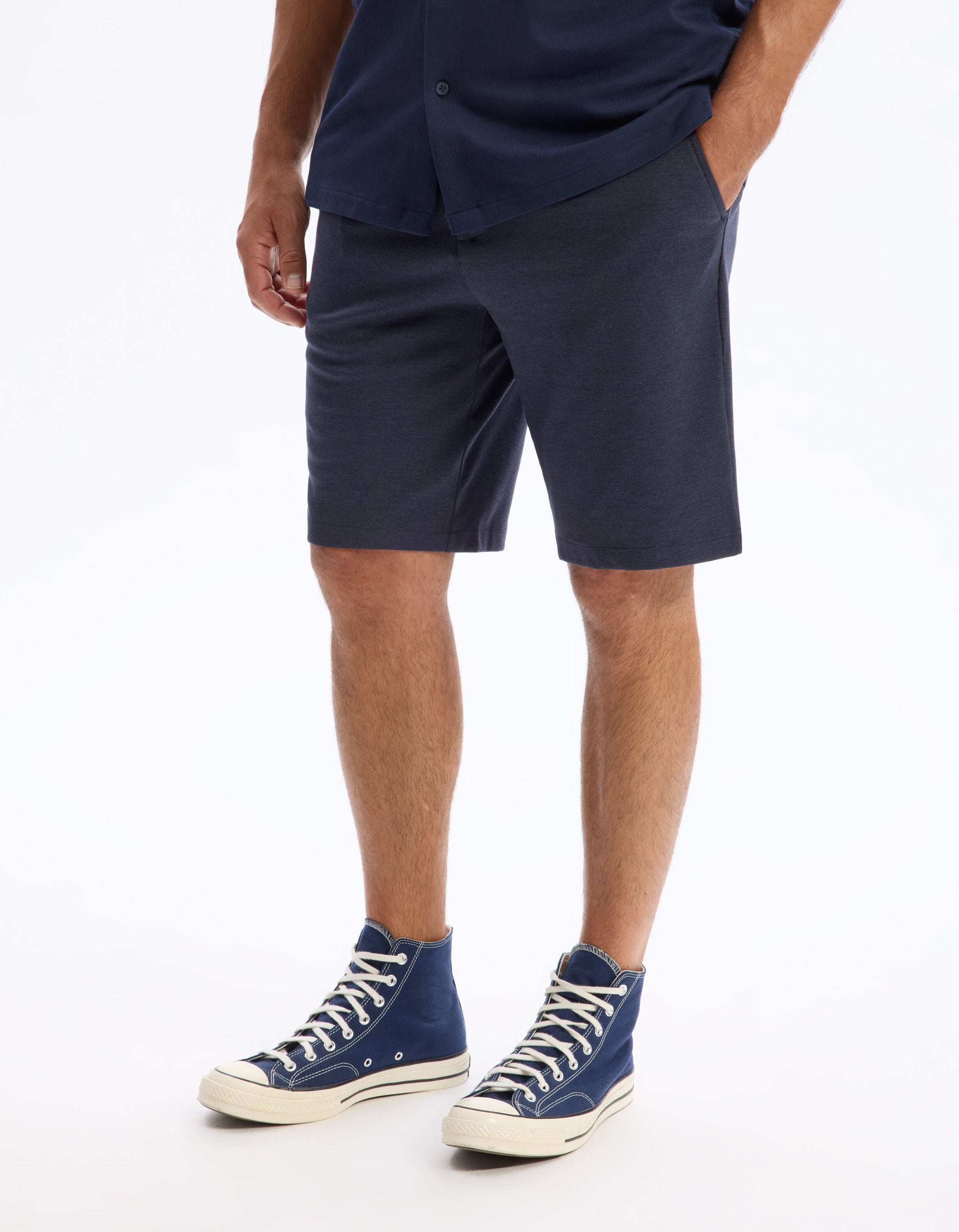 Celio_Navy Stretch Bermuda Shorts_LOJOVALBM_NAVY_02