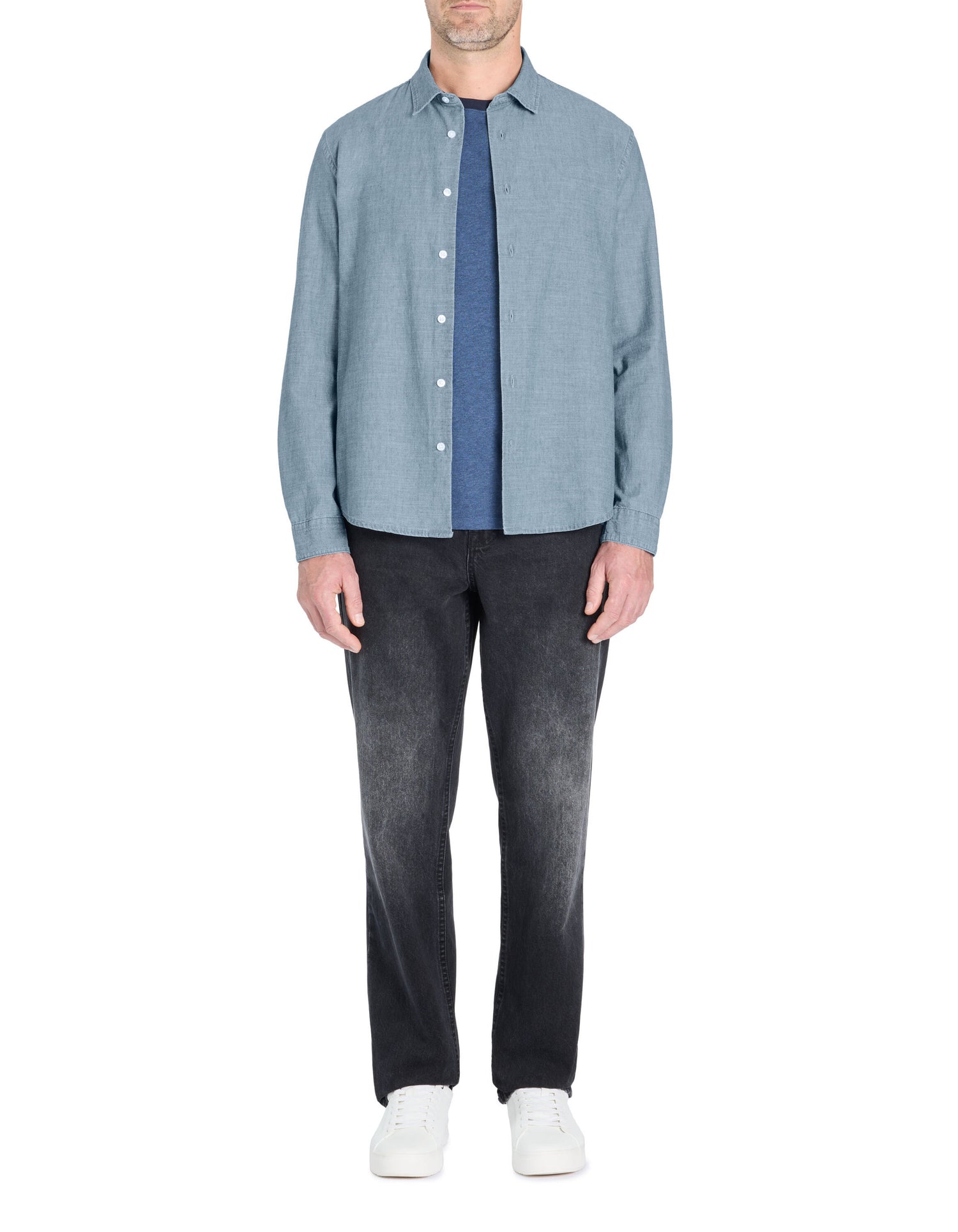 Celio_Black 100% Cotton Loose Jeans_LOLOOSE_BLACK_01