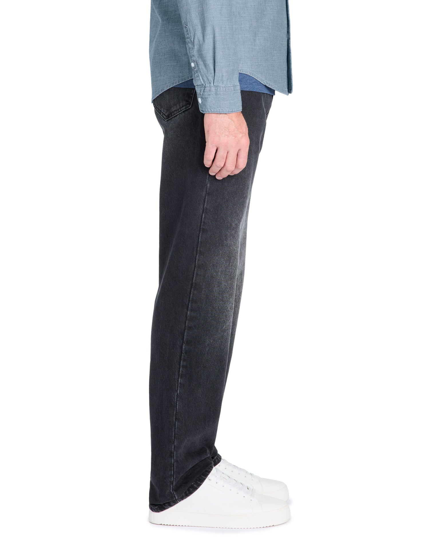 Celio_Black 100% Cotton Loose Jeans_LOLOOSE_BLACK_04