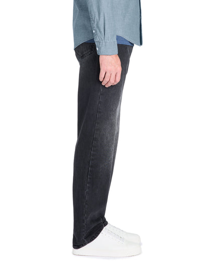 Celio_Black 100% Cotton Loose Jeans_LOLOOSE_BLACK_04